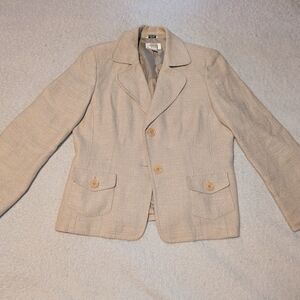 Talbots Cream Blazer